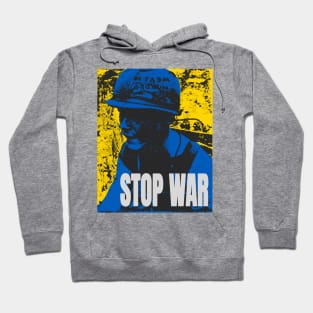 STOP WAR vintage retro style Hoodie